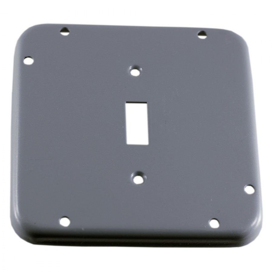 4-11/16" Square Covers, 1 Toggle Switch