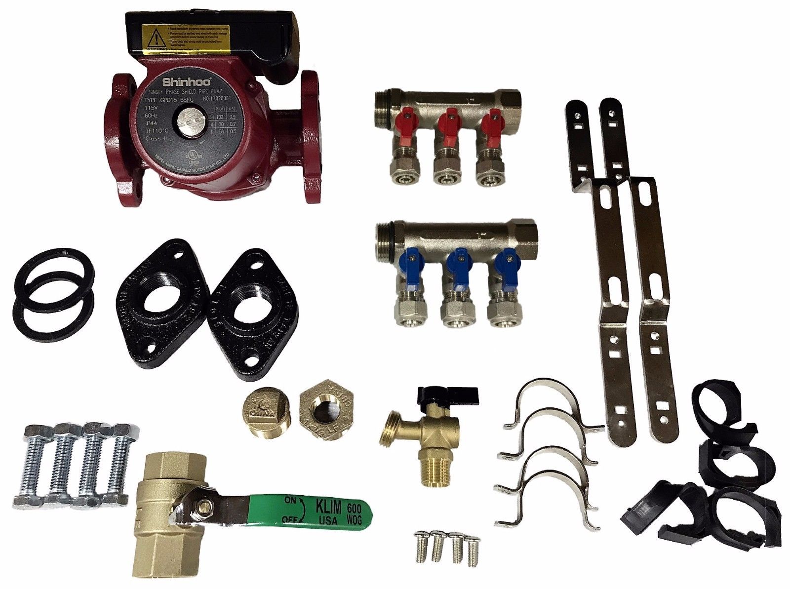 Pex Manifold 3 Loop Branch 1 2 34 Pex Manifold Radiant Floor